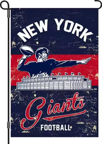 Vintage New York Giants Garden Flag – Double-Sided