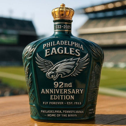 Philadelphia Eagles 92nd Anniversary Bottle
