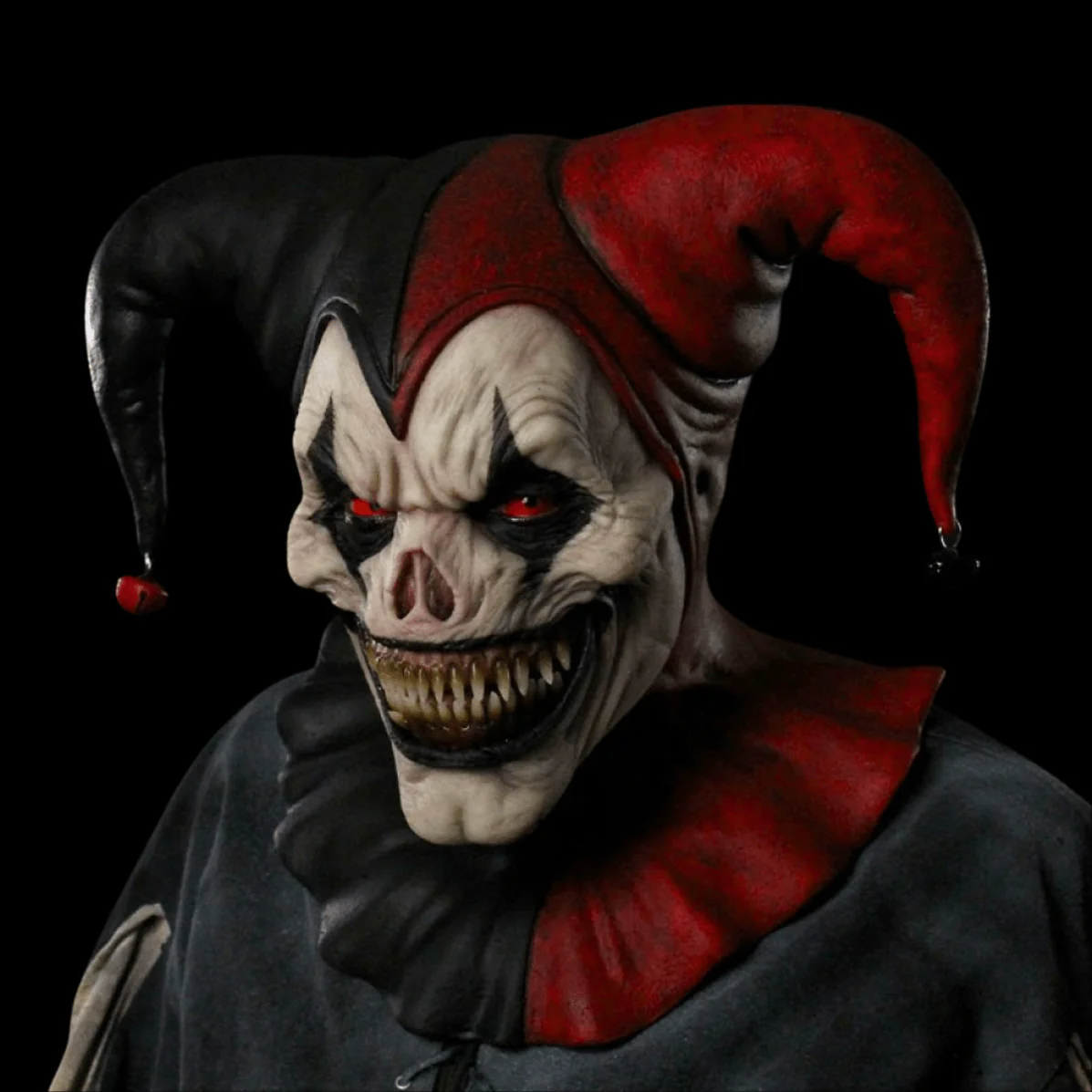 Jester Clown Mask – Dark Carnival Horror Mask