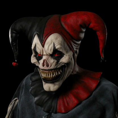 Jester Clown Mask – Dark Carnival Horror Mask