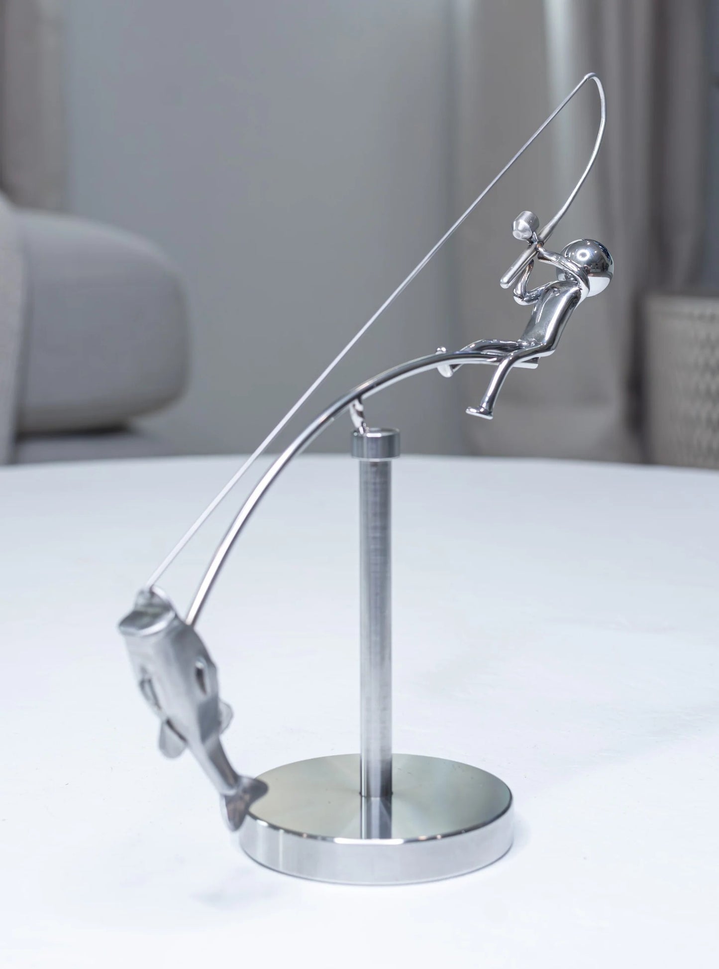 The Fisherman Balancing Sculpture