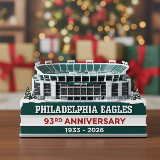 Philadelphia Eagles 93rd Anniversary Stadium Collectible (1933–2026)
