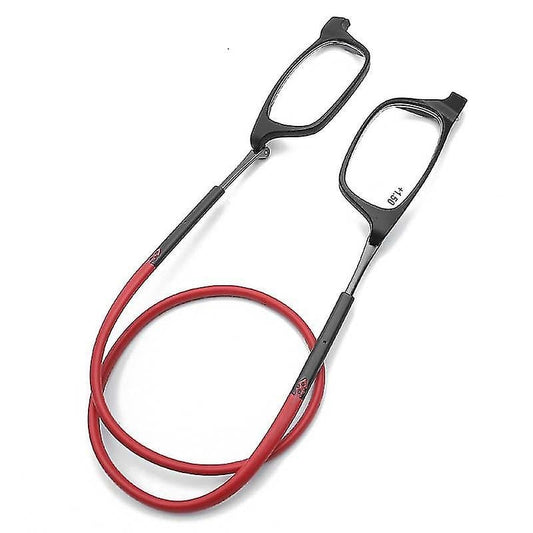 Reading Glasses High-grade Tr Magnetic Absorption Hanging Neck Funky Readers Glasses