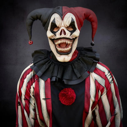 Jester Clown Mask – Dark Carnival Horror Mask