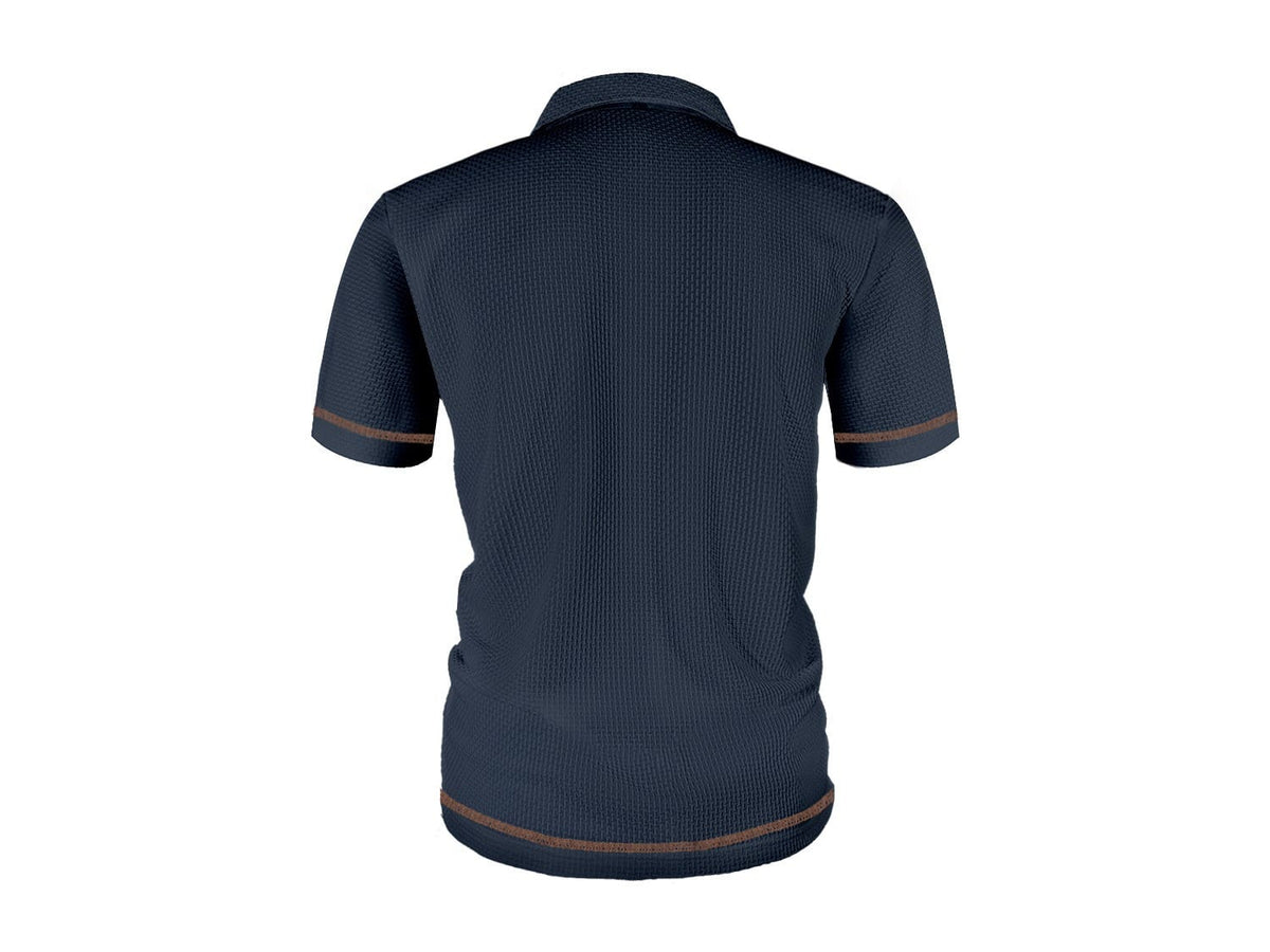 Harrison | Men's Textured Knit Polo Shirt