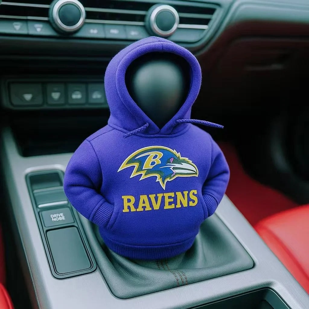 Football-Style Car Gear Shift Hoodie