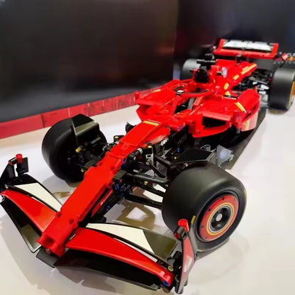 Red Racing Car Building Blocks Set – Perfect Holiday Gift for Boys