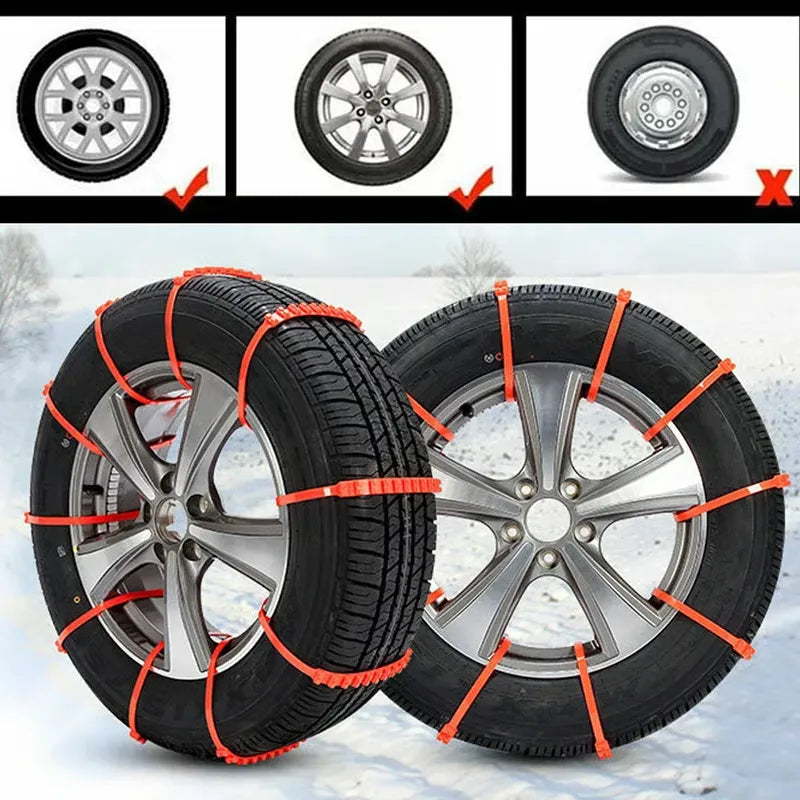 Universal Reusable Anti-skid PE Tire Chains