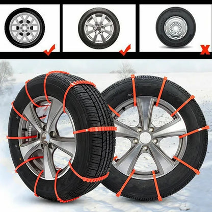 Universal Reusable Anti-skid PE Tire Chains