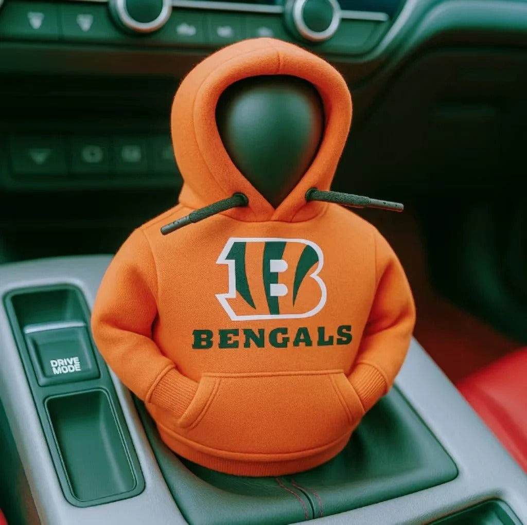 Football-Style Car Gear Shift Hoodie
