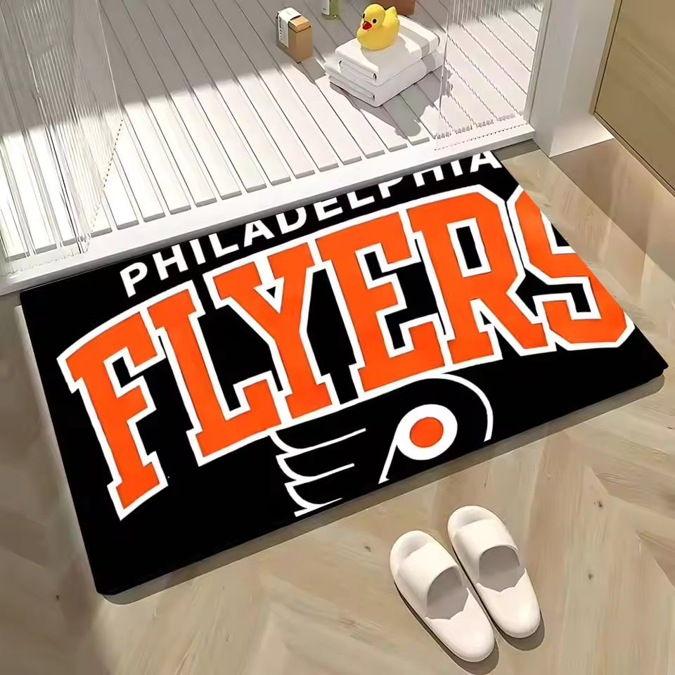 Philadelphia Flyers Decorative Area Rug for Living Room or Bedroom Use