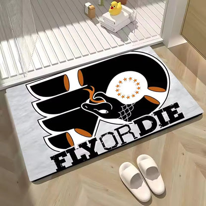 Philadelphia Flyers Decorative Area Rug for Living Room or Bedroom Use