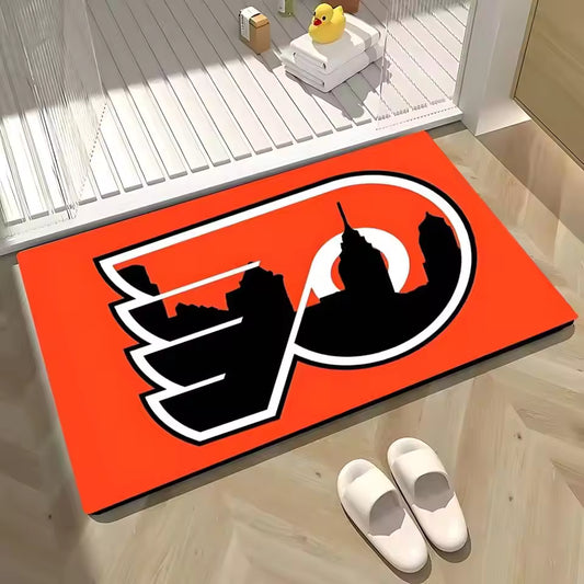 Philadelphia Flyers Decorative Area Rug for Living Room or Bedroom Use