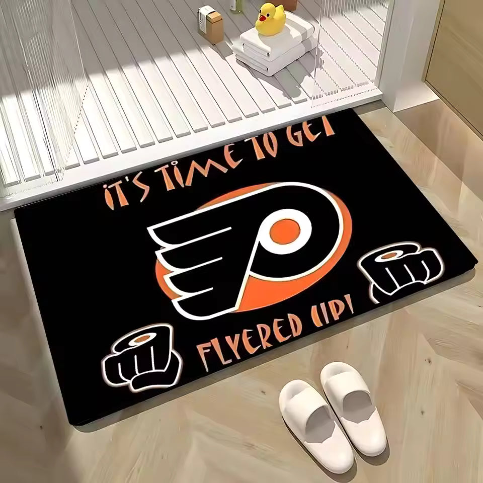 Philadelphia Flyers Decorative Area Rug for Living Room or Bedroom Use