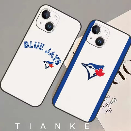 Toronto Blue Jays Phone Case Compatible with iPhone 7–16 Series, Black Protective Shell