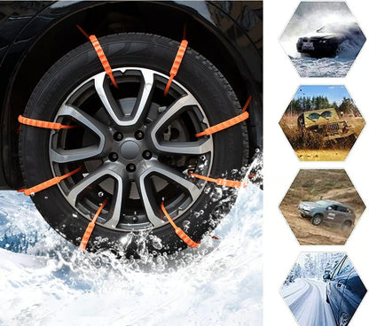 Universal Reusable Anti-skid PE Tire Chains
