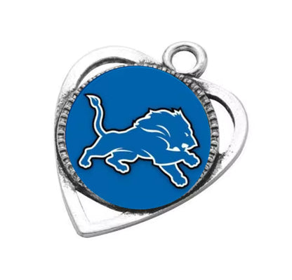 20-Piece Detroit Lions Animal Dangle Charms Set – DIY Pendant Charms for Bracelets, Necklaces & Earrings