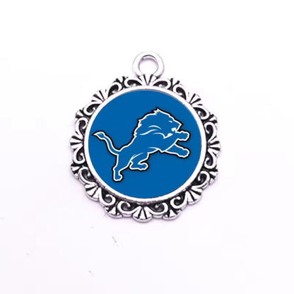 20-Piece Detroit Lions Animal Dangle Charms Set – DIY Pendant Charms for Bracelets, Necklaces & Earrings