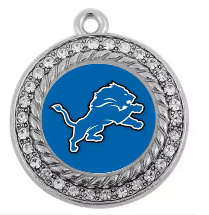 20-Piece Detroit Lions Animal Dangle Charms Set – DIY Pendant Charms for Bracelets, Necklaces & Earrings