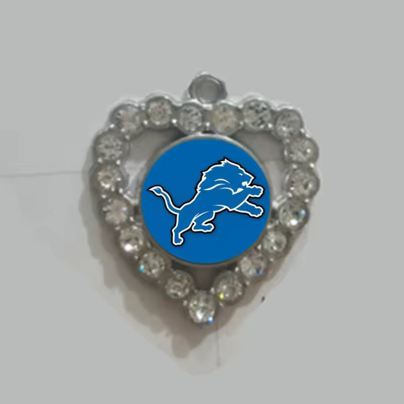 20-Piece Detroit Lions Animal Dangle Charms Set – DIY Pendant Charms for Bracelets, Necklaces & Earrings
