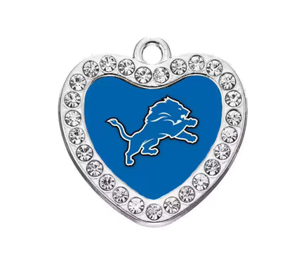 20-Piece Detroit Lions Animal Dangle Charms Set – DIY Pendant Charms for Bracelets, Necklaces & Earrings