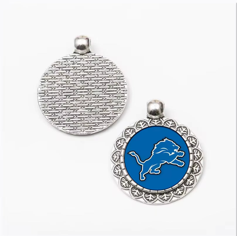 20-Piece Detroit Lions Animal Dangle Charms Set – DIY Pendant Charms for Bracelets, Necklaces & Earrings
