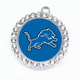 20-Piece Detroit Lions Animal Dangle Charms Set – DIY Pendant Charms for Bracelets, Necklaces & Earrings