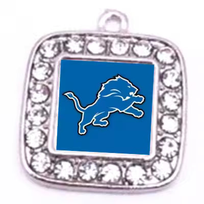 20-Piece Detroit Lions Animal Dangle Charms Set – DIY Pendant Charms for Bracelets, Necklaces & Earrings