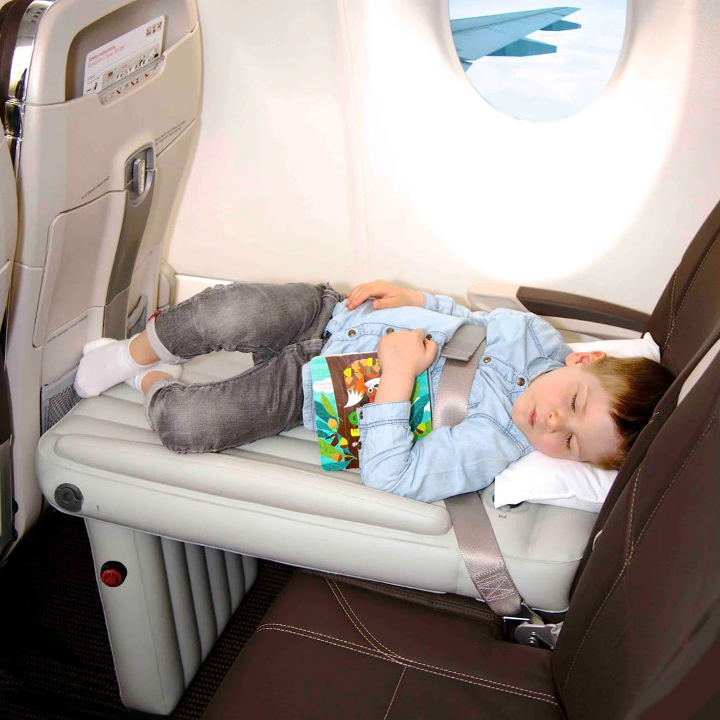 Blow Up Plane Bed Kids Air Mattress | Lightweight, Quick-Inflating & Ideal for Travel on Airplanes and Cars