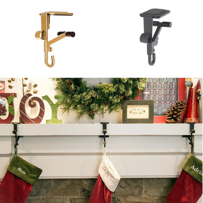 Heavy Duty 2-In-1 Garland And Stocking Hangers