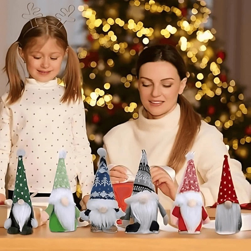 Holiday Gnome Advent Calendar – 24 Plush Gnomes for Festive Decor