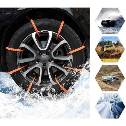 Universal Reusable Anti-skid PE Tire Chains