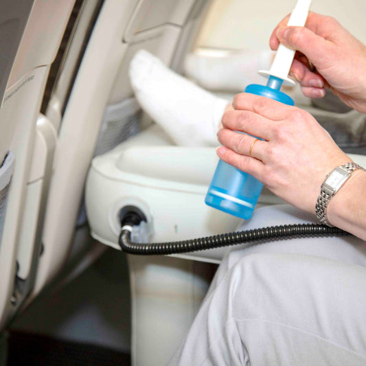 Blow Up Plane Bed Kids Air Mattress | Lightweight, Quick-Inflating & Ideal for Travel on Airplanes and Cars