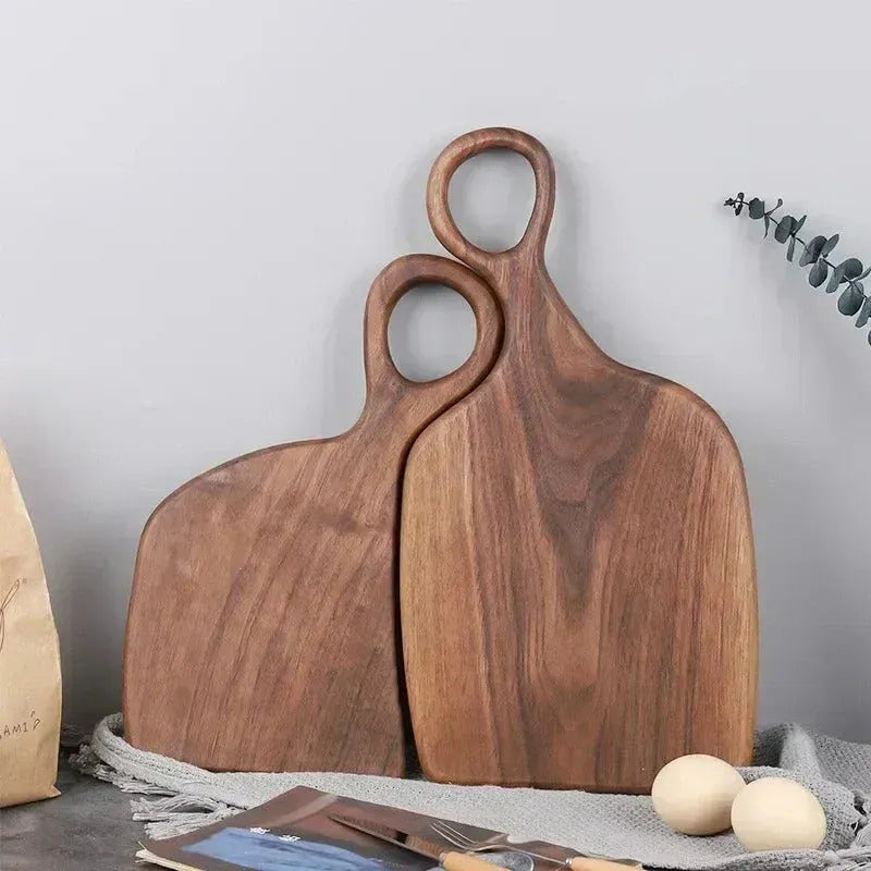 Walnut Chopping Board With Double-Sided Functionality