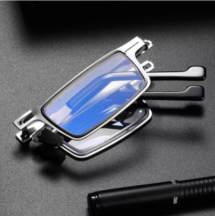 Ultralight Titanium Screwless Reading Glasses Foldable Portable