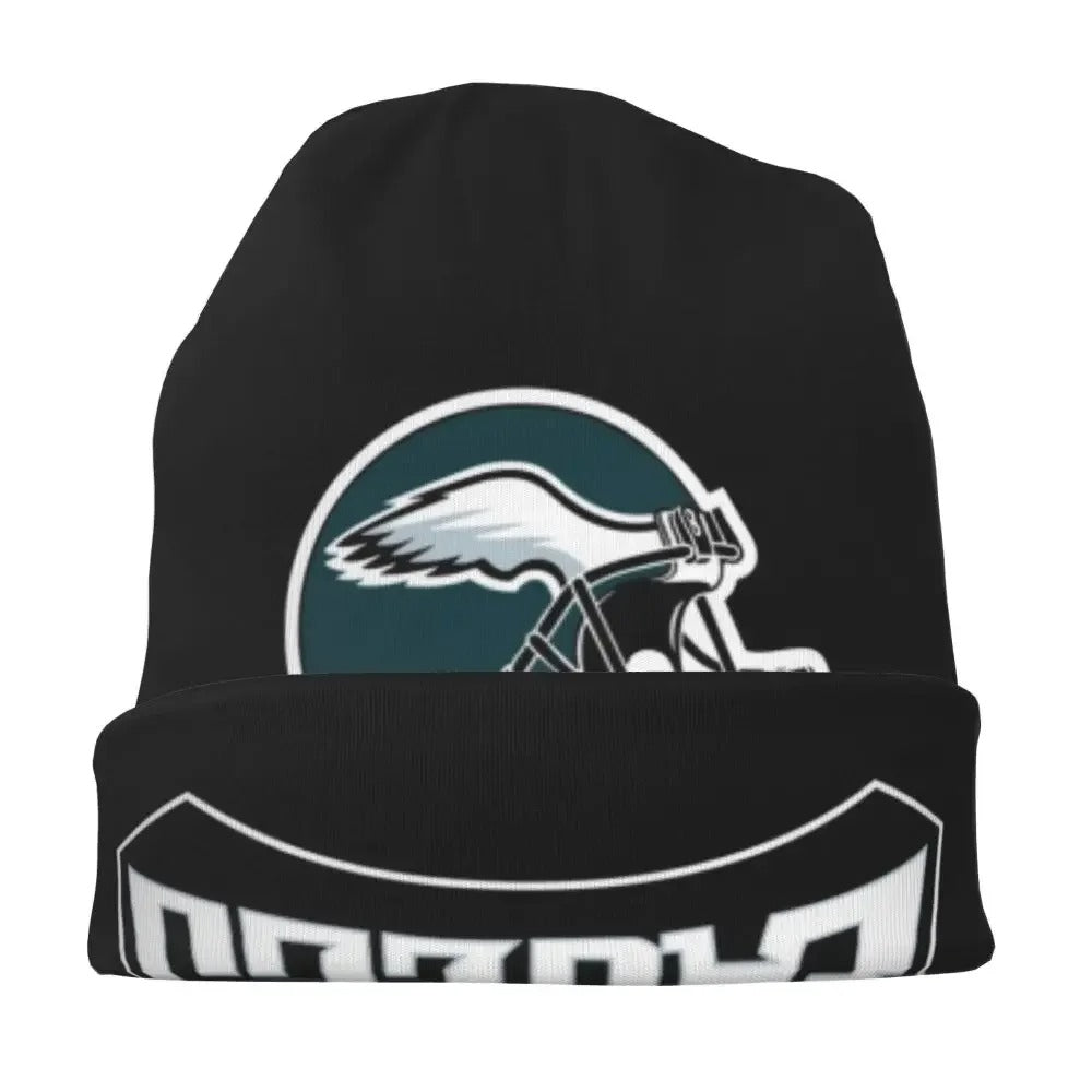 Philadelphia Eagles Knitted Beanie Hat – Warm Autumn & Winter Outdoor Cap for Men and Women