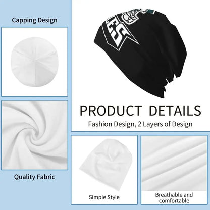 Philadelphia Eagles Knitted Beanie Hat – Warm Autumn & Winter Outdoor Cap for Men and Women