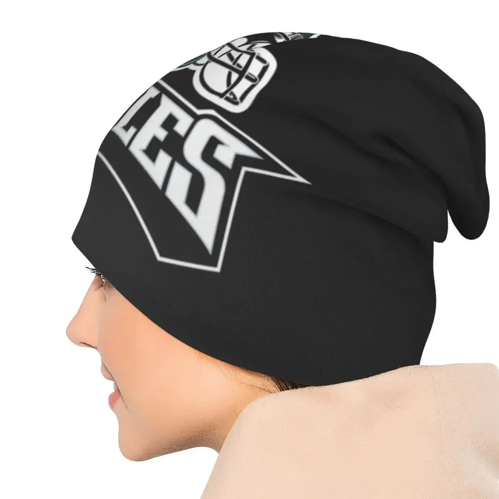 Philadelphia Eagles Knitted Beanie Hat – Warm Autumn & Winter Outdoor Cap for Men and Women