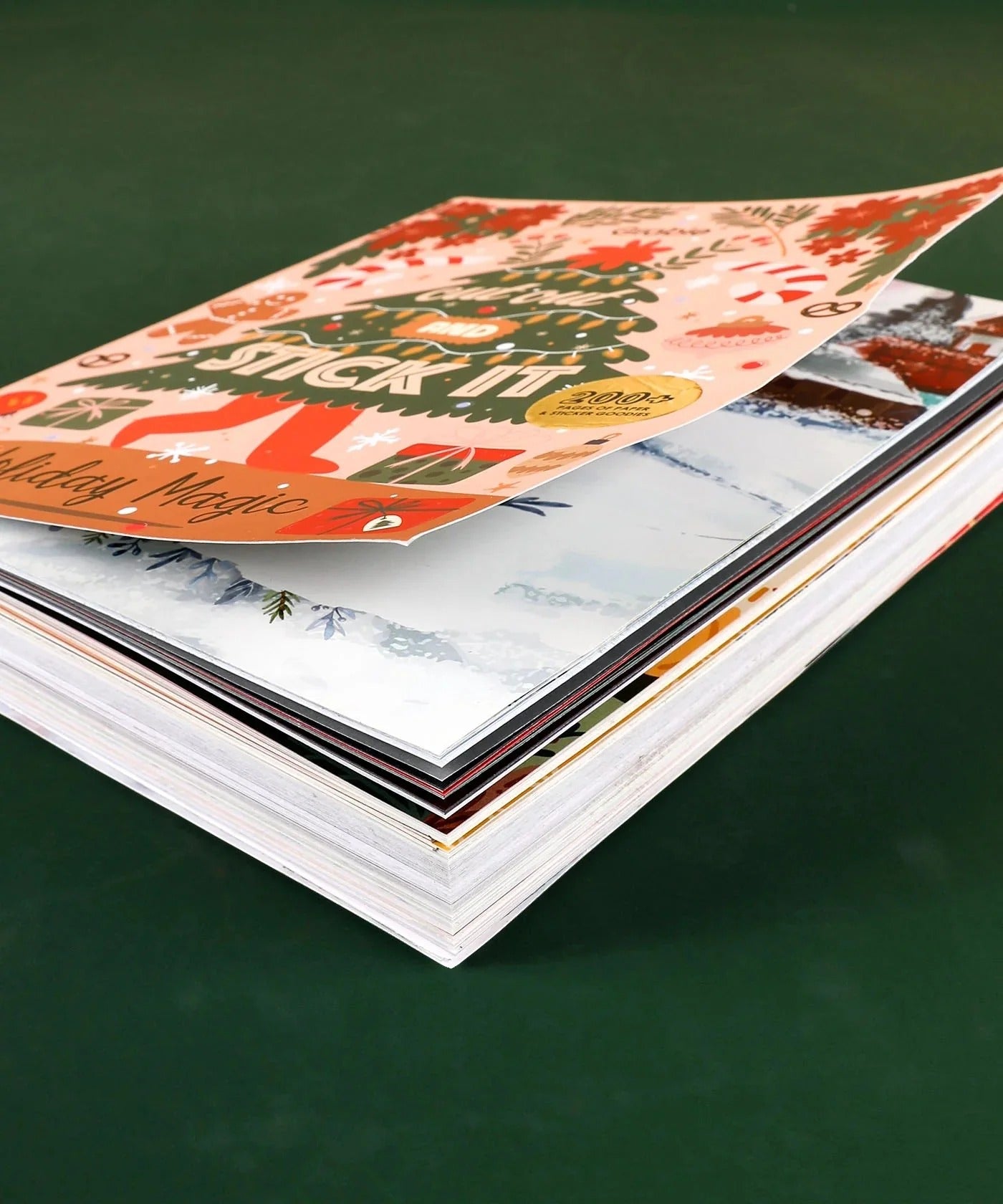 200+ Pages Holiday Magic Collage Activity Book