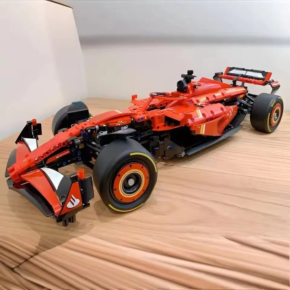 Red Racing Car Building Blocks Set – Perfect Holiday Gift for Boys