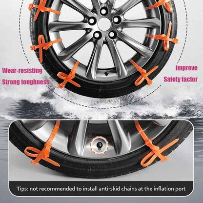 Universal Reusable Anti-skid PE Tire Chains
