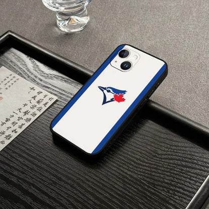 Toronto Blue Jays Phone Case Compatible with iPhone 7–16 Series, Black Protective Shell