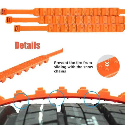 Universal Reusable Anti-skid PE Tire Chains