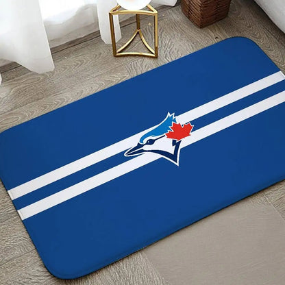Toronto Blue Jays Floor Mat for Living Room and Bedroom Use – Indoor & Outdoor Area Rug