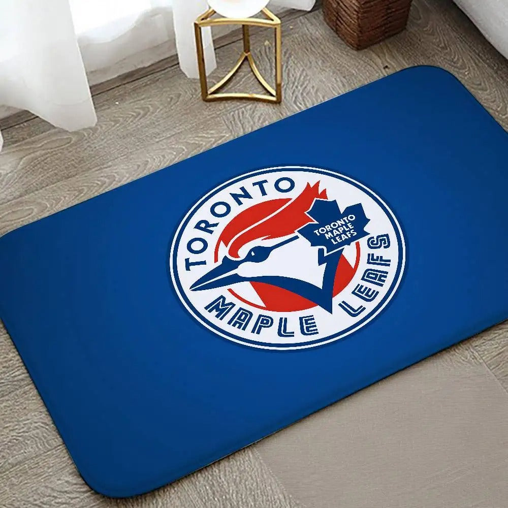 Toronto Blue Jays Floor Mat for Living Room and Bedroom Use – Indoor & Outdoor Area Rug