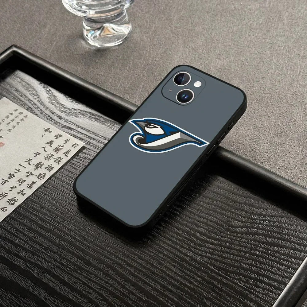 Toronto Blue Jays Phone Case Compatible with iPhone 7–16 Series, Black Protective Shell