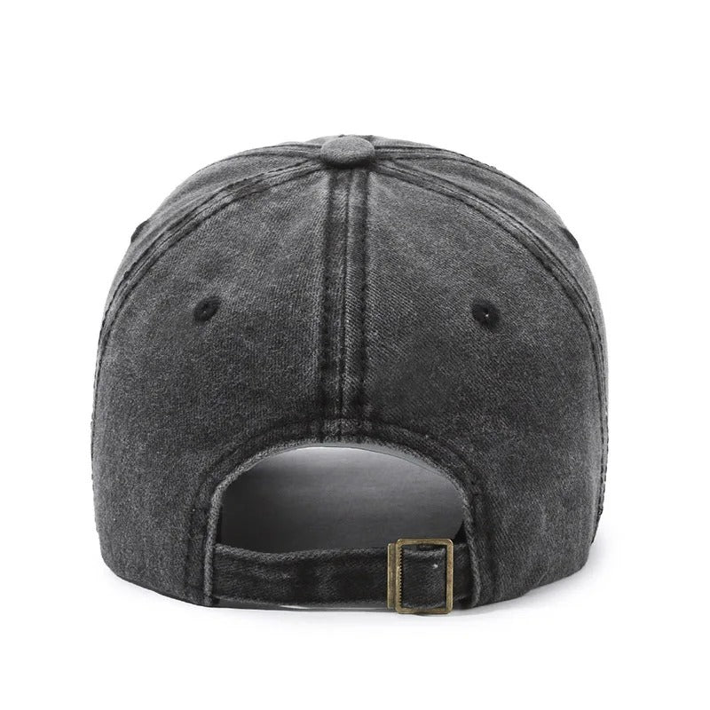 Adjustable Black Baseball Cap with “NYC” Embroidery for Daily Sun Coverage