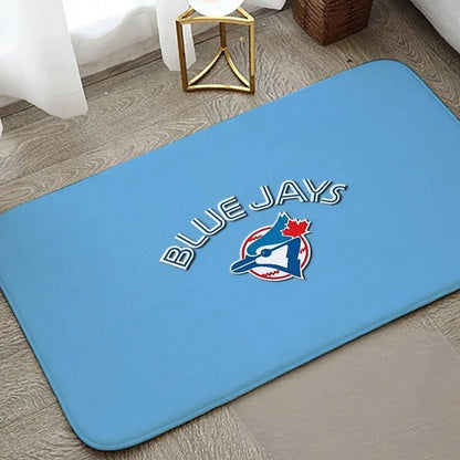 Toronto Blue Jays Floor Mat for Living Room and Bedroom Use – Indoor & Outdoor Area Rug