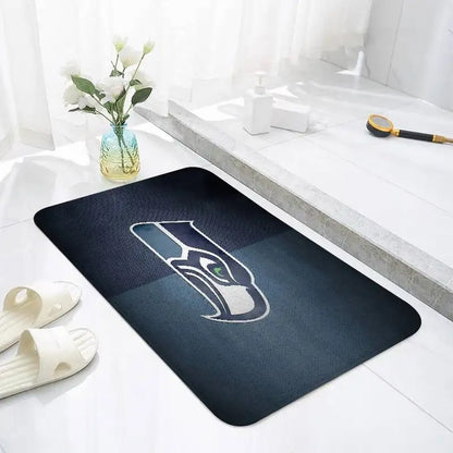 Seattle Seahawks Floor Mat for Home Use – Non-Slip Laundry, Living Room & Entryway Rug