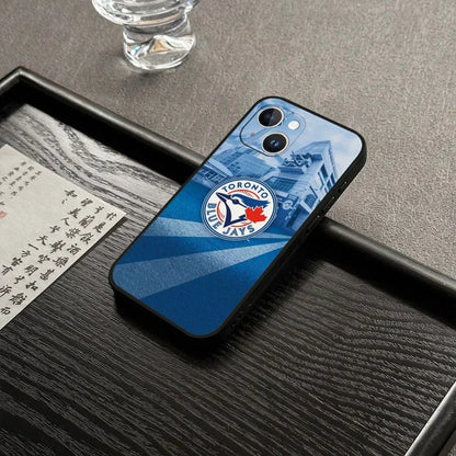 Toronto Blue Jays Phone Case Compatible with iPhone 7–16 Series, Black Protective Shell